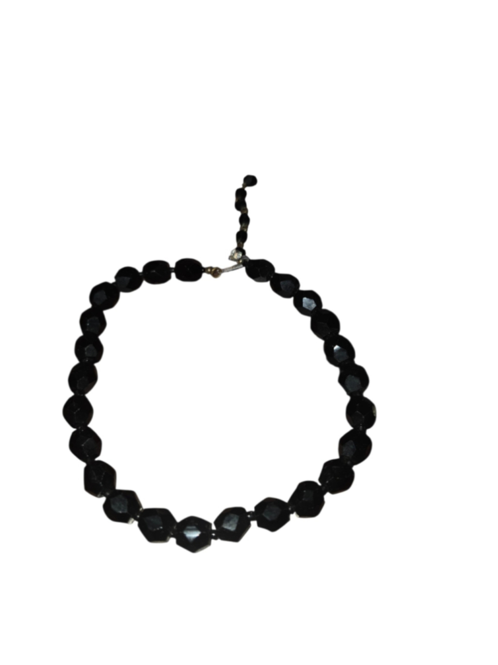 10/1/13. French Jet Vintage Glass Beaded Necklace